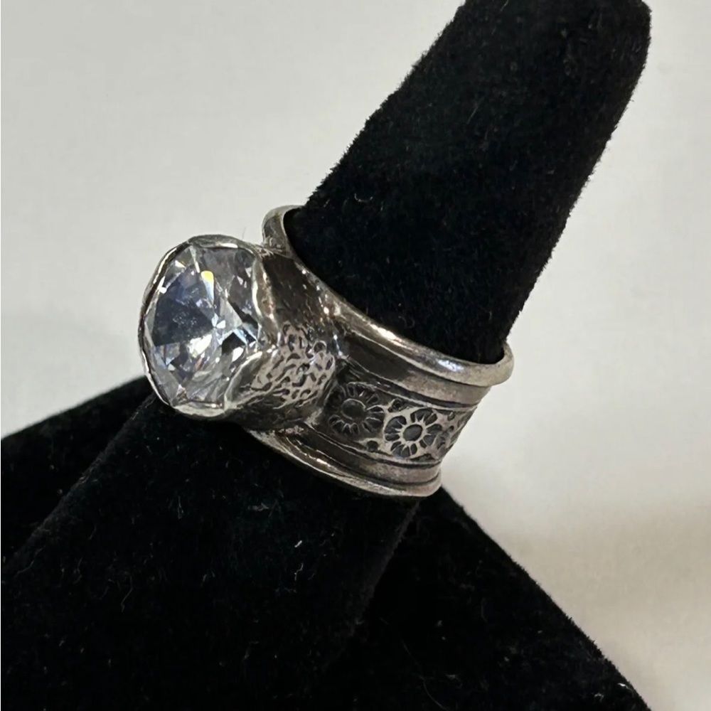 SILPADA designs Queen For A Day, Size 7.5, 925 CZ Sterling Silver Ring - Picture 4 of 8